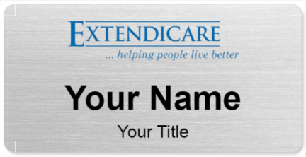 Custom name badges for Extendicare