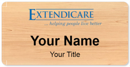 Custom name badges for Extendicare