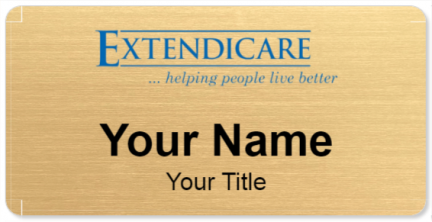 Custom name badges for Extendicare