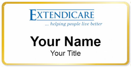 Custom name badges for Extendicare