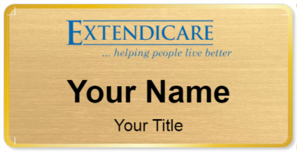 Custom name badges for Extendicare