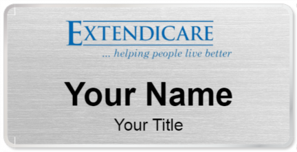 Custom name badges for Extendicare