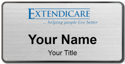 Custom name badges for Extendicare