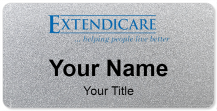 Custom name badges for Extendicare