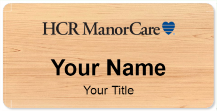 Custom name badges for HCR Manorcare