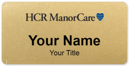 Custom name badges for HCR Manorcare