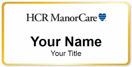 Custom name badges for HCR Manorcare