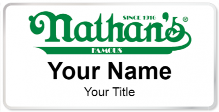 Custom name badges for Nathans