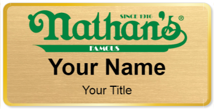 Custom name badges for Nathans