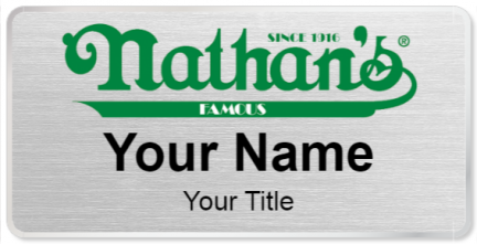 Custom name badges for Nathans