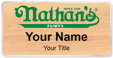 Custom name badges for Nathans