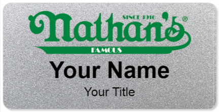 Custom name badges for Nathans