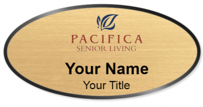 Custom name badges for Pacifica Senior Living