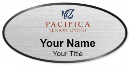 Custom name badges for Pacifica Senior Living