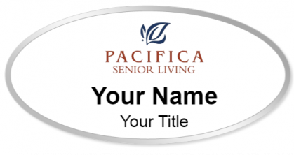 Custom name badges for Pacifica Senior Living