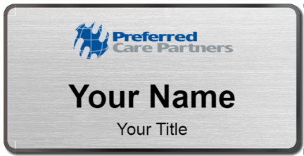 Custom name badges for Preferred Care Partners