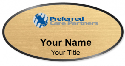 Custom name badges for Preferred Care Partners