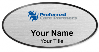 Custom name badges for Preferred Care Partners