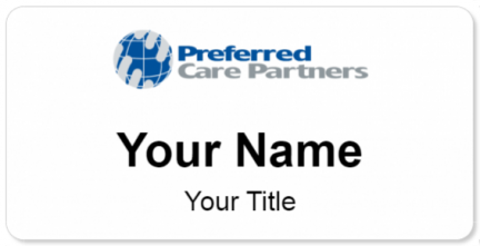 Custom name badges for Preferred Care Partners