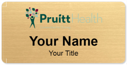 Custom name badges for PruittHealth