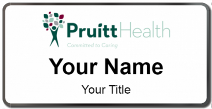 Custom name badges for PruittHealth