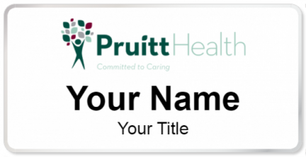 Custom name badges for PruittHealth