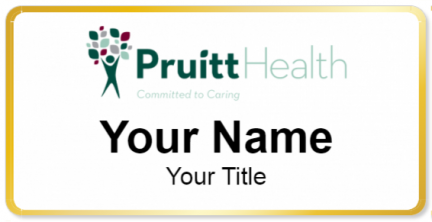 Custom name badges for PruittHealth