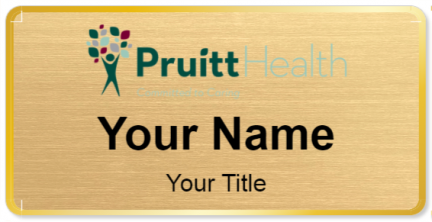 Custom name badges for PruittHealth