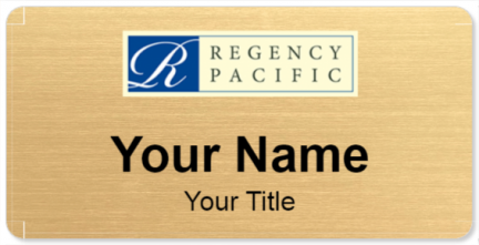 Custom name badges for Regency Pacific