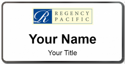 Custom name badges for Regency Pacific