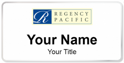Custom name badges for Regency Pacific