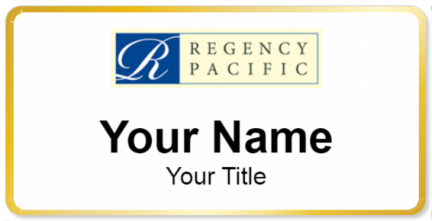 Custom name badges for Regency Pacific