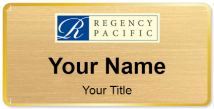 Custom name badges for Regency Pacific