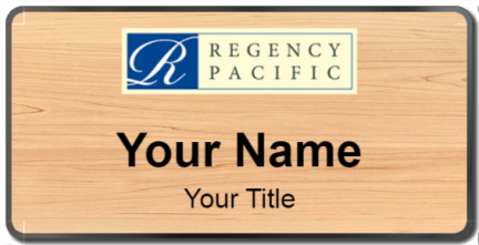 Custom name badges for Regency Pacific