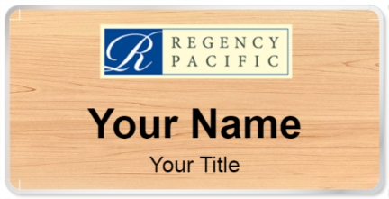 Custom name badges for Regency Pacific