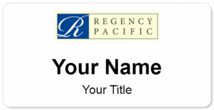 Custom name badges for Regency Pacific
