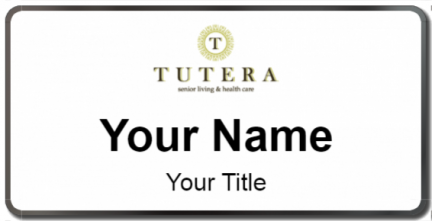 Custom name badges for Tutera Senior Living & Health Care