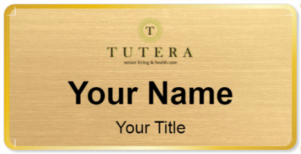 Custom name badges for Tutera Senior Living & Health Care