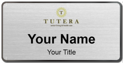 Custom name badges for Tutera Senior Living & Health Care