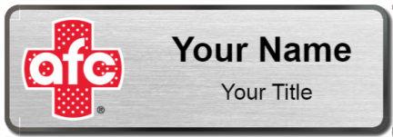 Custom name badges for American Family Care and Doctors Express