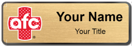 Custom name badges for American Family Care and Doctors Express