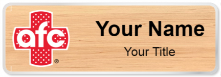 Custom name badges for American Family Care and Doctors Express