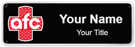 Custom name badges for American Family Care and Doctors Express