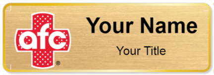 Custom name badges for American Family Care and Doctors Express