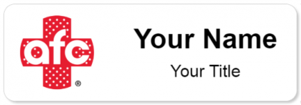 Custom name badges for American Family Care and Doctors Express