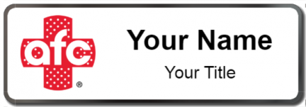 Custom name badges for American Family Care and Doctors Express