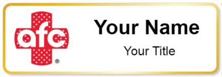 Custom name badges for American Family Care and Doctors Express