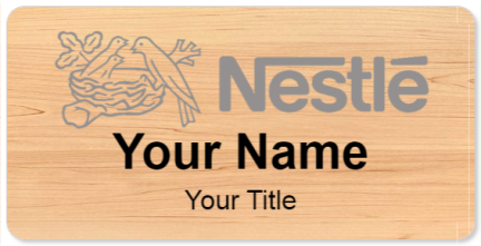 Custom name badges for Nestle