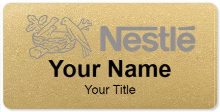 Custom name badges for Nestle