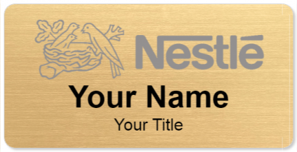 Custom name badges for Nestle